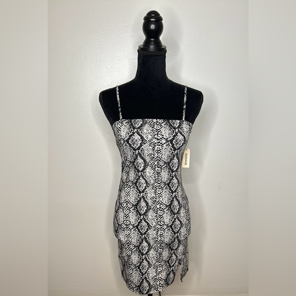 Snakeskin Print Dress - Picture 1 of 9